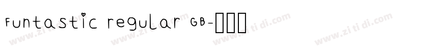 Funtastic Regular GB字体转换